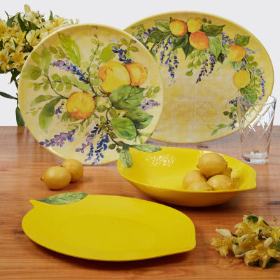 Certified International 3-D Lemon 2-pc. Serving Set