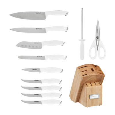 BergHOFF Essentials 18Pc Cutlery Set, Block with 8 Steak Knives,  Hand-sharpened