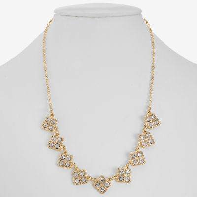 Monet Jewelry Gray Silver Tone Collar Necklace