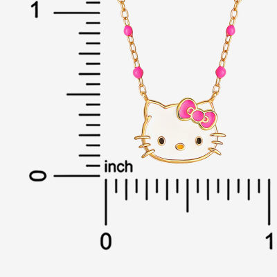 Girls Sterling Silver Hello Kitty Pendant Necklace