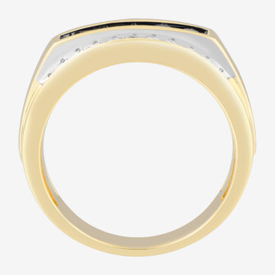 Mens 3/4 CT. T.W. Natural Diamond 10K Gold Fashion Ring