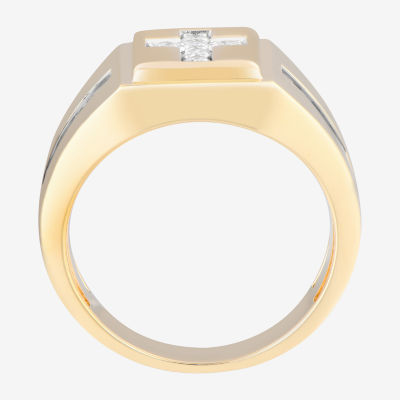 Mens CT. T.W. Natural Diamond 10K Gold Fashion Ring