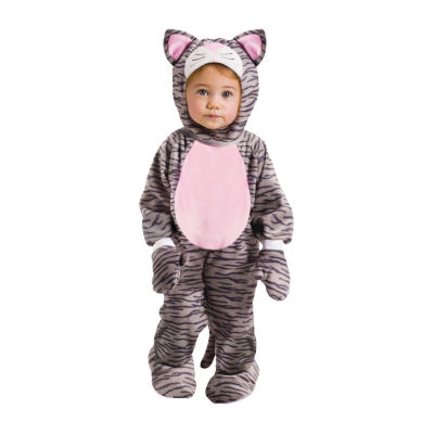 Kids Gray Stripe Kitten Costume