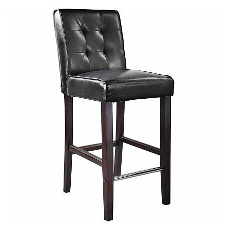 Antonio Bar Height Barstool, One Size, Black