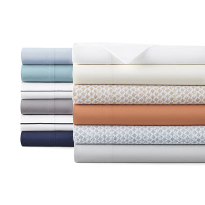 Home Expressions Cool and Crisp Cotton Percale Sheet Set - JCPenney