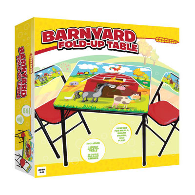 Gener8 Gener8 Barnyard Table & Chairs 3-pc. Table & Chair Set