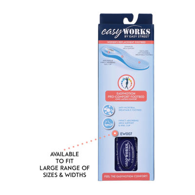 Easy Works By Easy Street Replacement Insole Unisex Adult Round Work Shoes