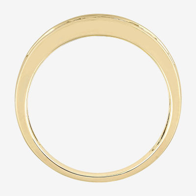 Womens 1 CT. T.W. Natural White Diamond 14K Gold Wedding Band