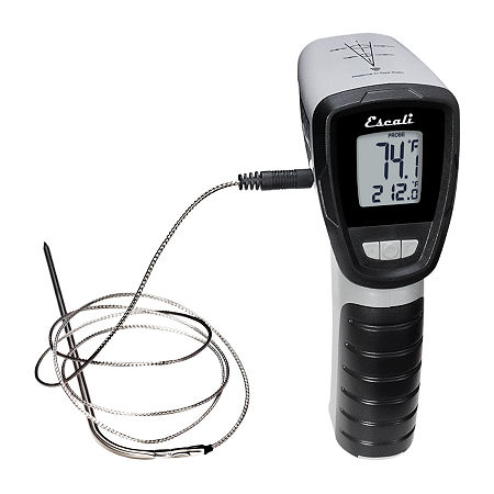 Escali Infrared Surface & Probe Digital Thermometer, One Size, Black