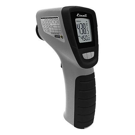 Escali Infrared Surface & Probe Digital Thermometer, One Size, Black