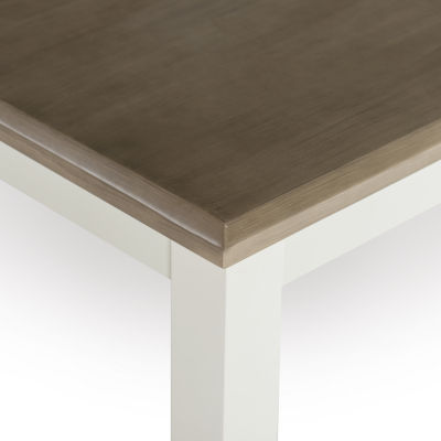 Janisse Rectangular Wood-Top Dining Table