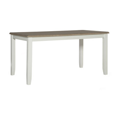 Janisse Rectangular Wood-Top Dining Table