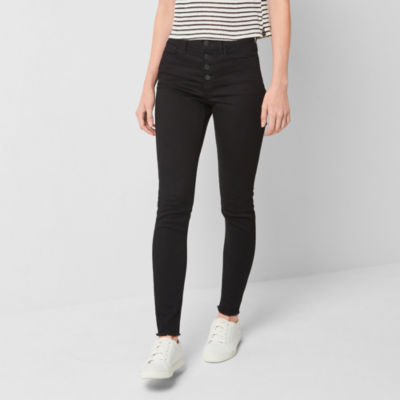 Jcpenney black sale skinny jeans