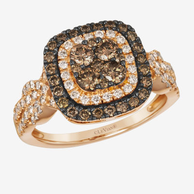 Le Vian® Ring featuring 3/4 cts. Chocolate Diamonds®  3/8 Nude Diamonds™ set 14K Strawberry Gold®