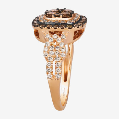 Le Vian® Ring featuring 3/4 cts. Chocolate Diamonds®  3/8 Nude Diamonds™ set 14K Strawberry Gold®