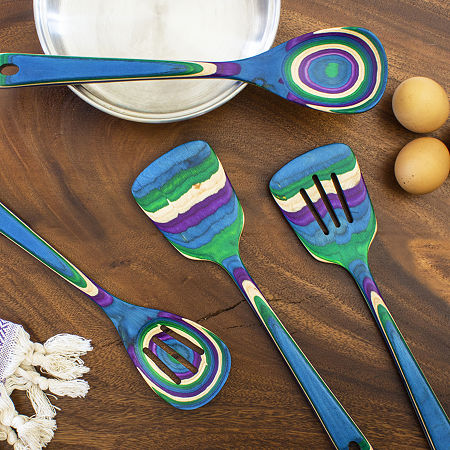 Baltique By Totally Bamboo Mumbai Kitchen 4-pc. Utensil Set, One Size, Multiple Colors