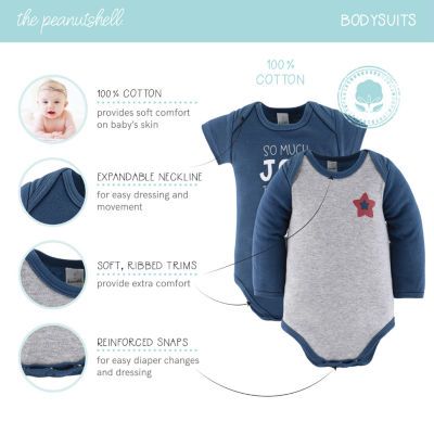The Peanutshell 0-3m Boy Stuff Baby Boys 30-pc. Baby Clothing Set