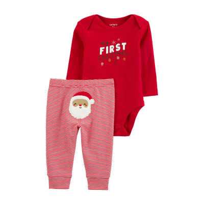 Carter's Baby Unisex 2pc. Bodysuit Set, Color Red JCPenney
