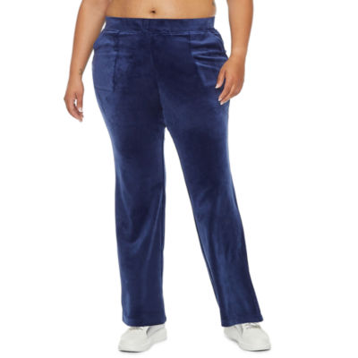 Juicy By Couture Womens Mid Rise Straight Track Pant-Plus