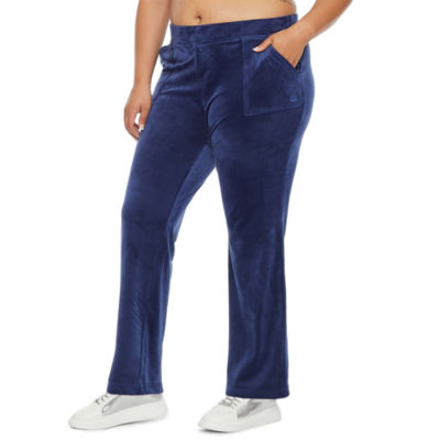 Juicy By Couture Womens Mid Rise Straight Track Pant-Plus