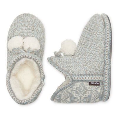 Muk Luks Womens Bootie Slippers