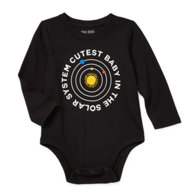 Okie Dokie Baby Boys Crew Neck Long Sleeve Bodysuit