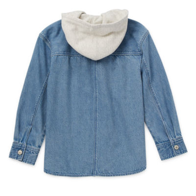 Thereabouts Little & Big Girls Shacket Shirt Jacket