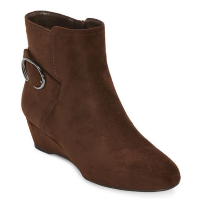 east 5th Womens Roland Wedge Heel Booties