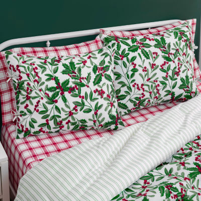 Martha Stewart Deck The Halls 3-pc. Comforter Set
