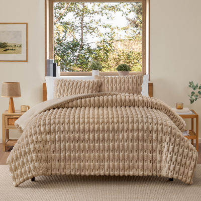 Bearpaw Solene 3-pc. Faux Fur Comforter Set