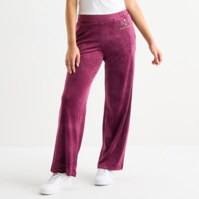 Juicy By Juicy Couture Womens Juniors Flare Mid Rise Track Pant
