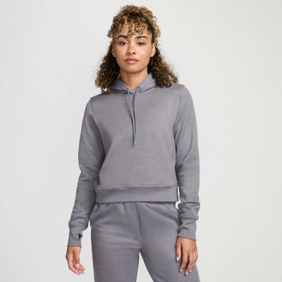 Nike Therma-FIT One Womens Pullover Hoodie, Color: Carbon Heather