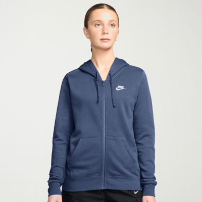Nike Womens Long Sleeve Fleece Zipper Active Hoodie