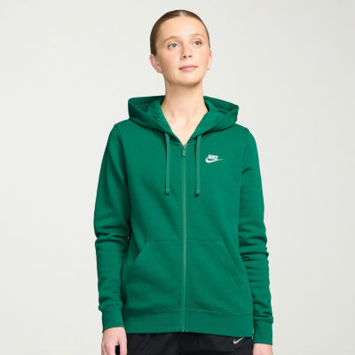 Nike Womens Long Sleeve Fleece Zipper Active Hoodie
