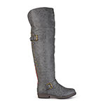 Journee Collection Womens Kane Over-The-Knee Riding Boots