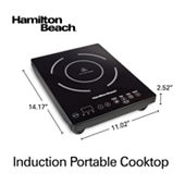 Hamilton Beach® 200 Square Inch Ceramic Griddle 38518R, Color: Black -  JCPenney