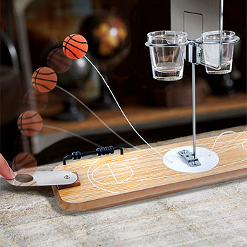 Basketballfeld Bier-Pong-Tisch Basketballoptik