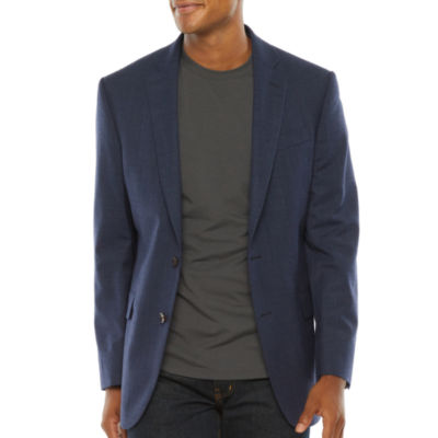 Stafford Coolmax All Season Mens Stretch Fabric Regular Fit Sport Coat