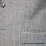 Collection by Michael Strahan  Mens Plaid Stretch Classic Fit Suit Jacket