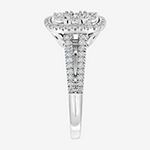 Effy  Womens 1/2 CT. T.W. Genuine Diamond Sterling Silver Cocktail Ring