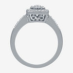 LIMITED TIME SPECIAL! Womens 1/10 CT. T.W. Genuine Diamond Sterling Silver Cocktail Ring