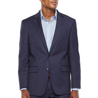 Van Heusen Cool Flex Mens Stretch Fabric Slim Fit Suit Jacket, 40 Short, Blue