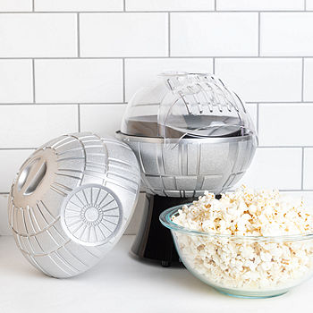 Pangea Brands Star Wars Death Star 3 oz. Grey Countertop Popcorn Machine