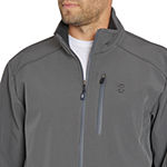 IZOD Mens Water Resistant Wind Resistant Midweight Softshell Jacket