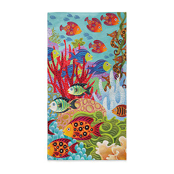 Fish in the Hood Bath Towel - Laural Home