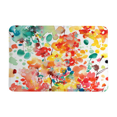 Laural Home Thrive Memory Foam Bath Rug THR2030MF, Color Red JCPenney