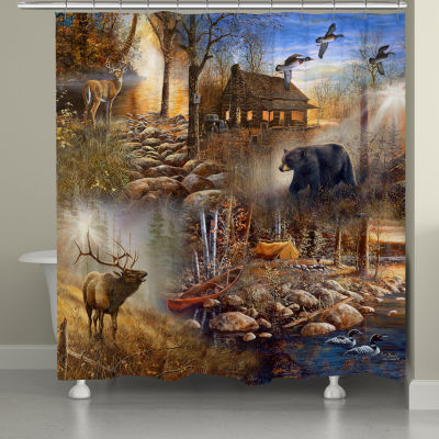 Laural Home Forest Collage Shower Curtain