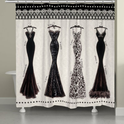 Laural Home Couture Noir Shower Curtain