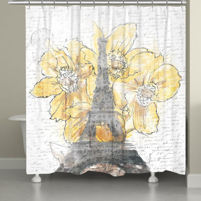 Laural Home Daffodil Blooms Shower Curtain