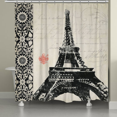 Laural Home Eiffel Tower Shower Curtains